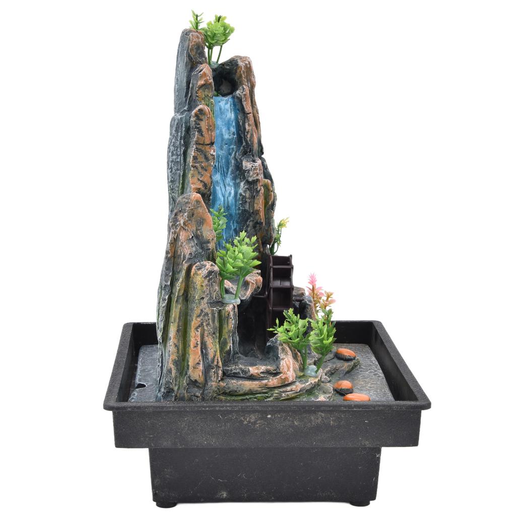 Смола настольный фонтан крытый водопад фонтан настольный рокарий Decoratops с распылителем для дома