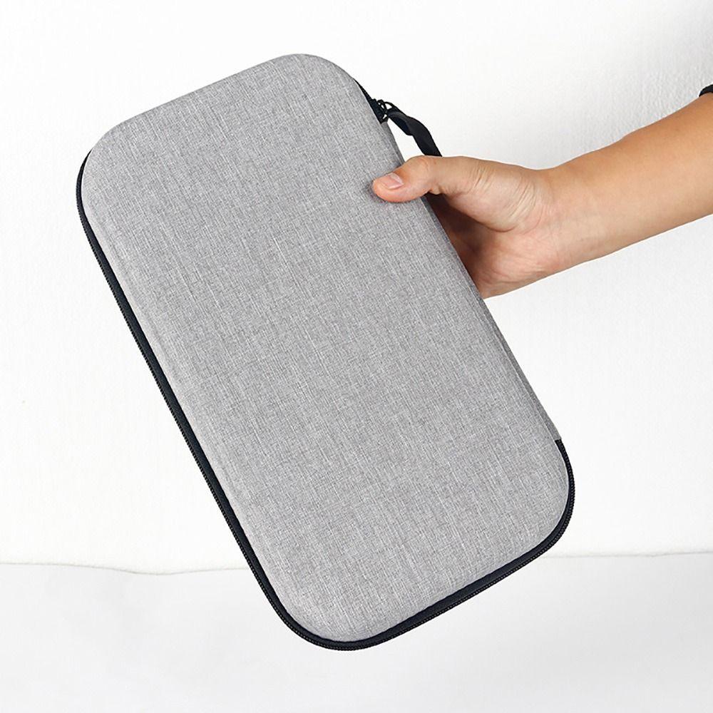 EVA Ping Pong Paddle Case Black Grey Hard Shell Storage Bag Ping Pong Paddle