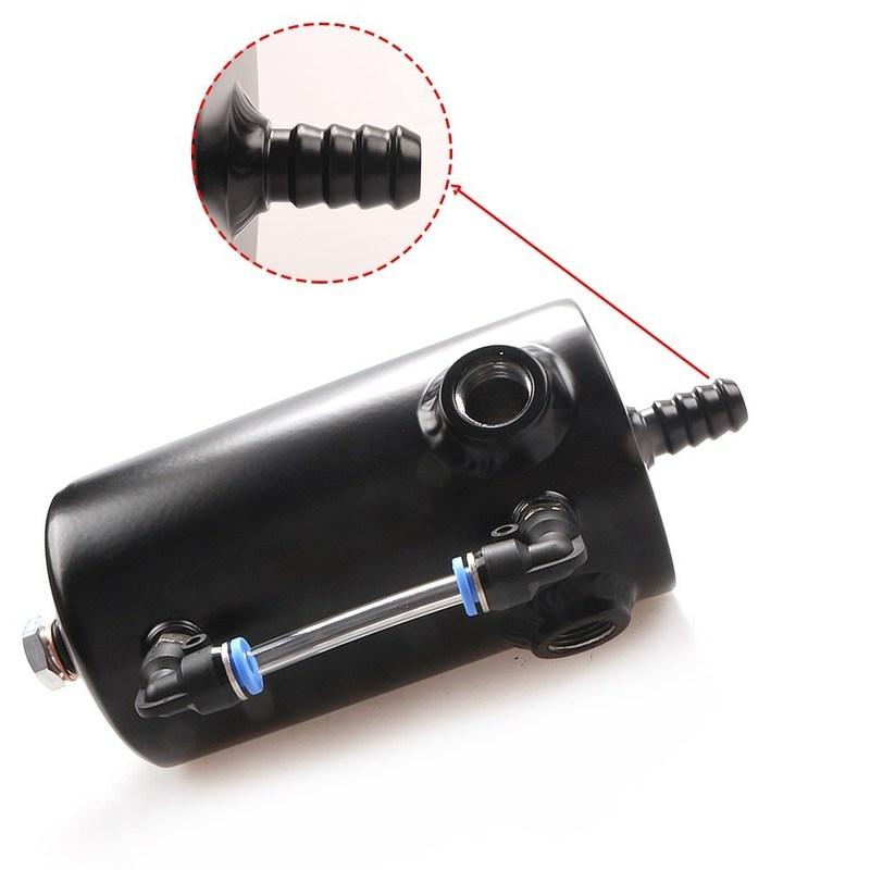 Universal Oil Catch Can Reservoir Tank Aluminum Oil Catch Can Tank With Breather Filter