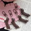 Творческий милый мультяшный брелок в виде собаки-сосисочки, брелок для ключей от машины, забавный универсальный рюкзак, украшения, аксессуары, подарки