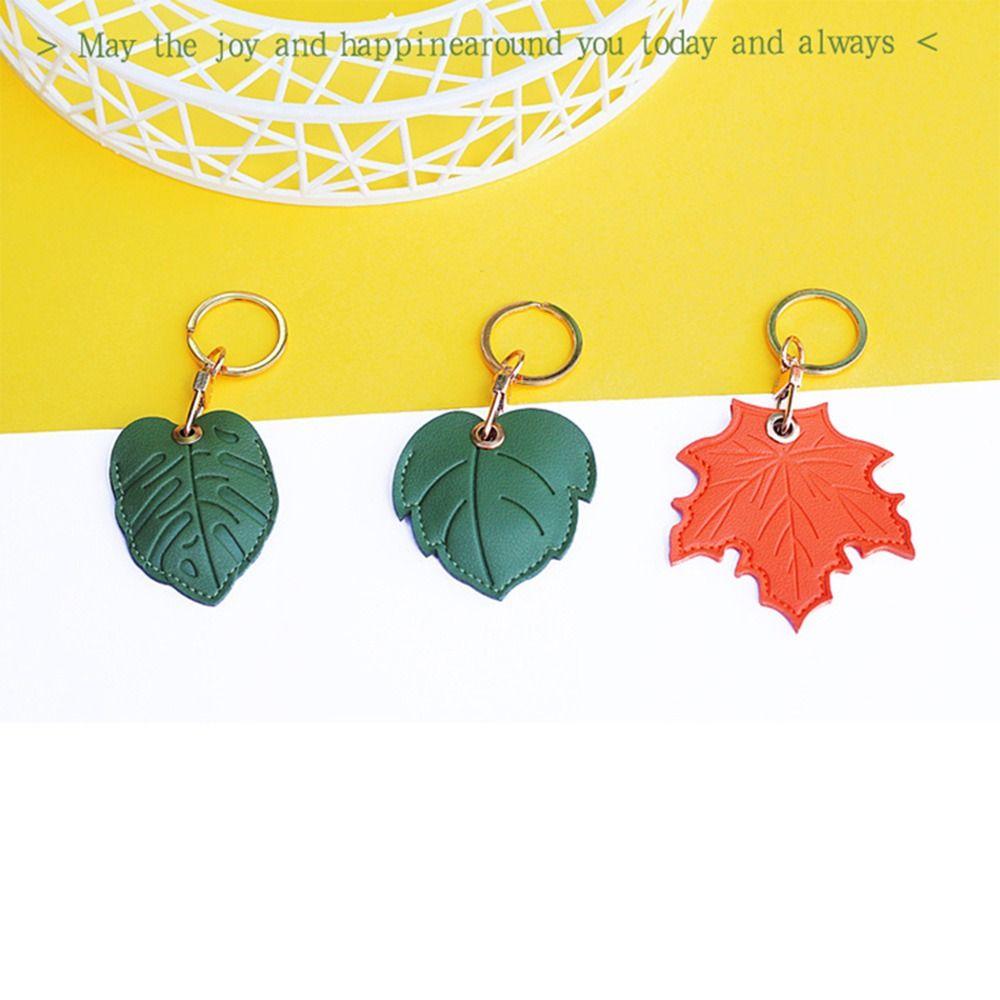 Useful Access Card Holder Fruit Leaf Shape Access Card Cover Cute Bag Hanging Decor  Gift