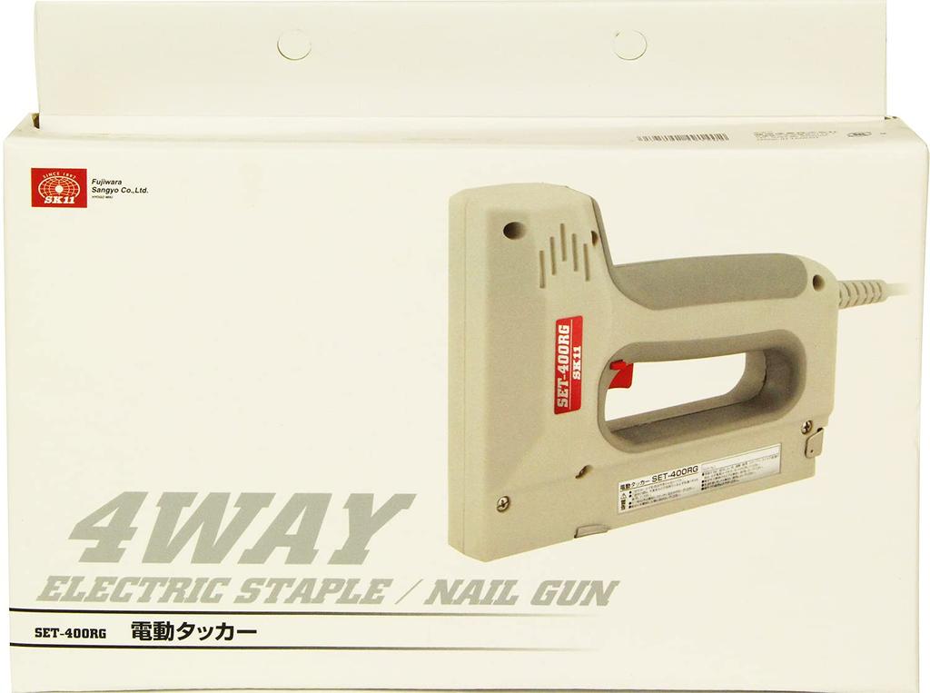 Электрический степлер SK11 4WAY 4 типа скоб 10 типов скоб SET-400RG