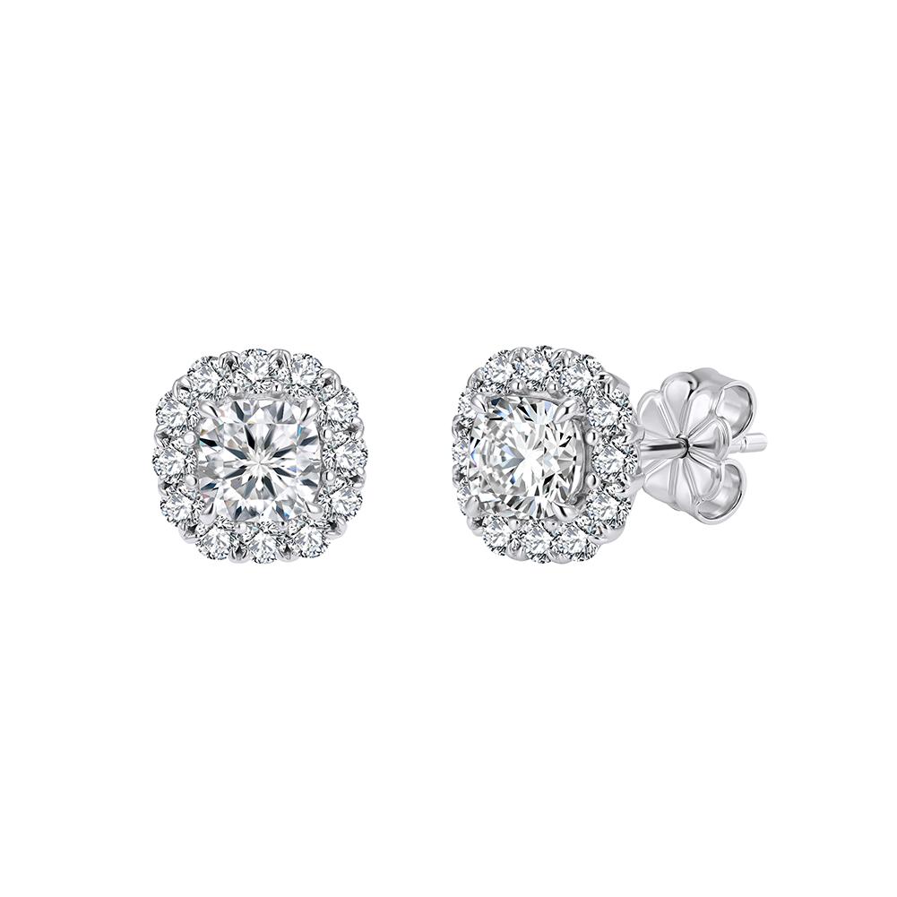 ORSA JEWELS Изысканные серьги из стерлингового серебра 925 пробы, цвет D, полностью из муассанита, для женщин, роскошные свадебные, тонкие ювелирные изделия MOE26