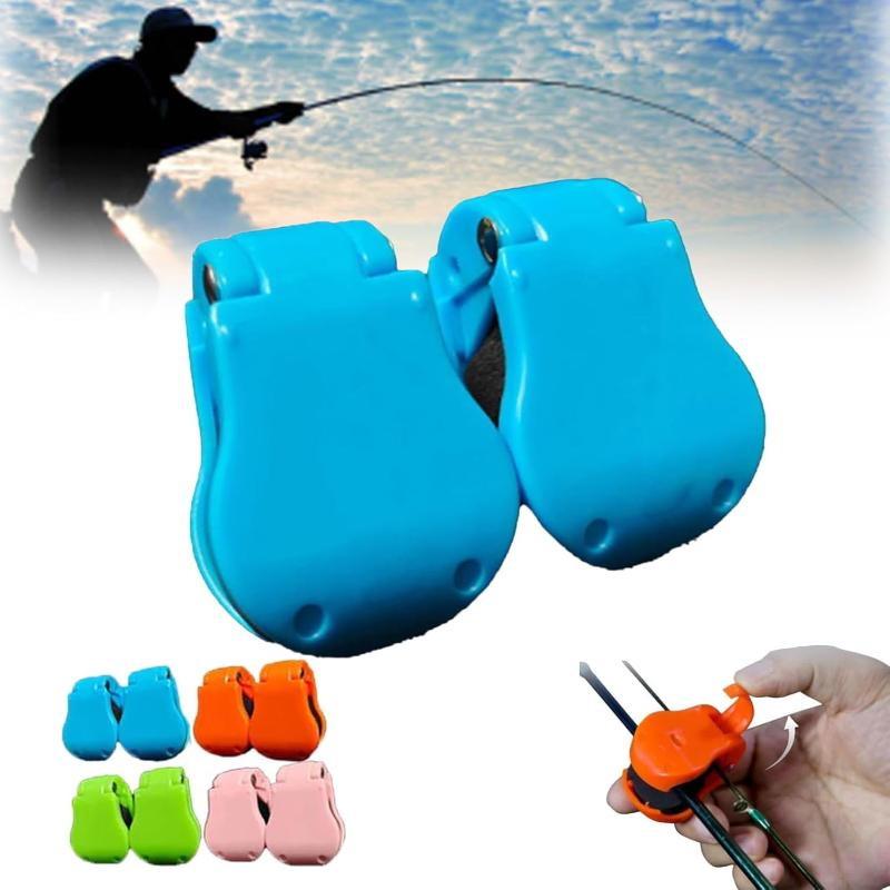 1/2/4 шт. Многофункциональный держатель для удочки Фиксатор Клипса Ремни Портативный Держатель для удочки для пляжной рыбалки Компактный дизайн Рыболовные инструменты