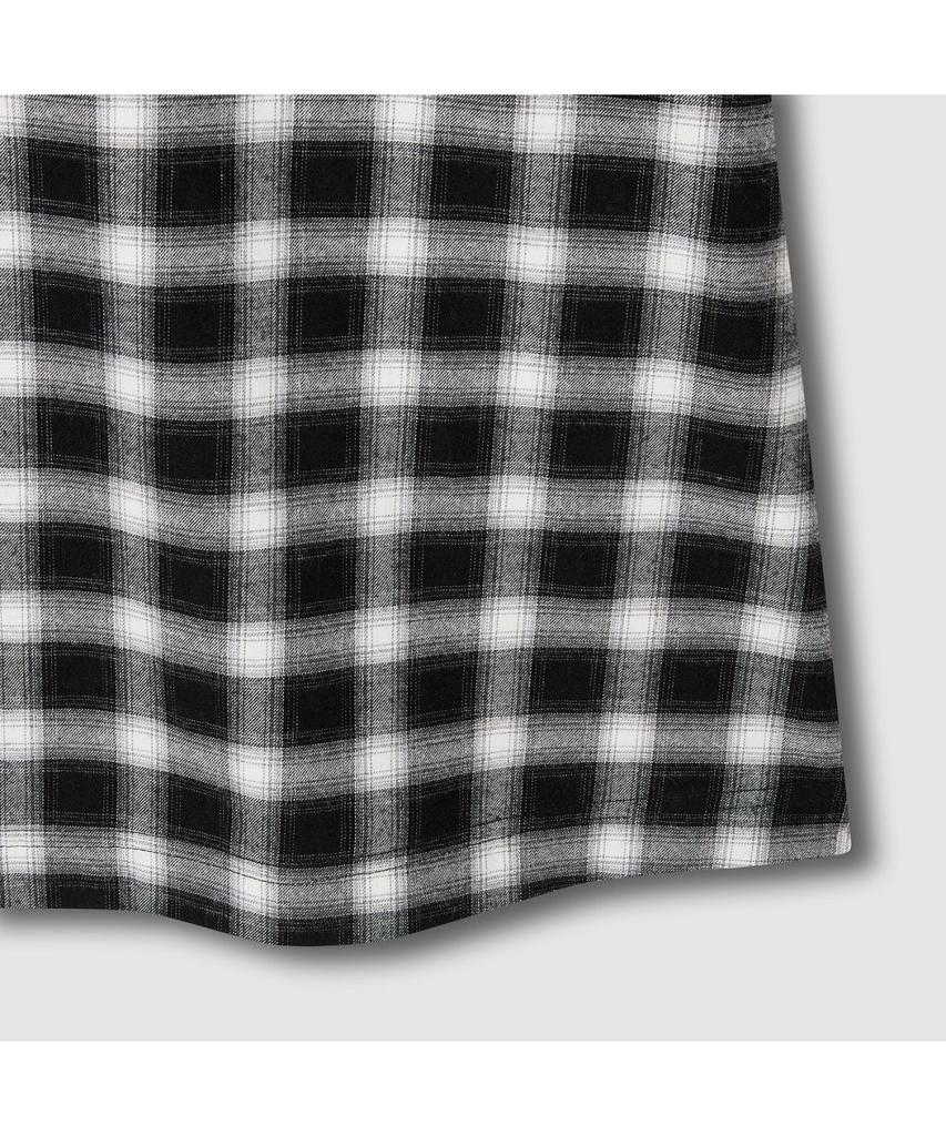 JAJU Women'S Flannel Pajama Dress_Jet Black