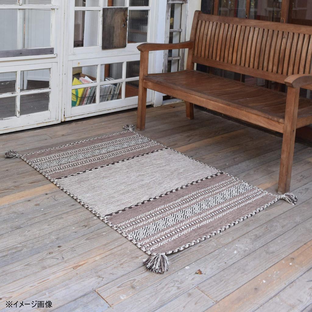 AZUMAYA Chenille Rug, Gray