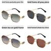 Modern Polygon Sunglasses For Women Uv400 Sun Protection Outdoor Fashion Accessory
