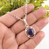 Oval Sodalite Stone 925 Sterling Silver Anniversary Gift Artisan Boho Pendant PP-6-20