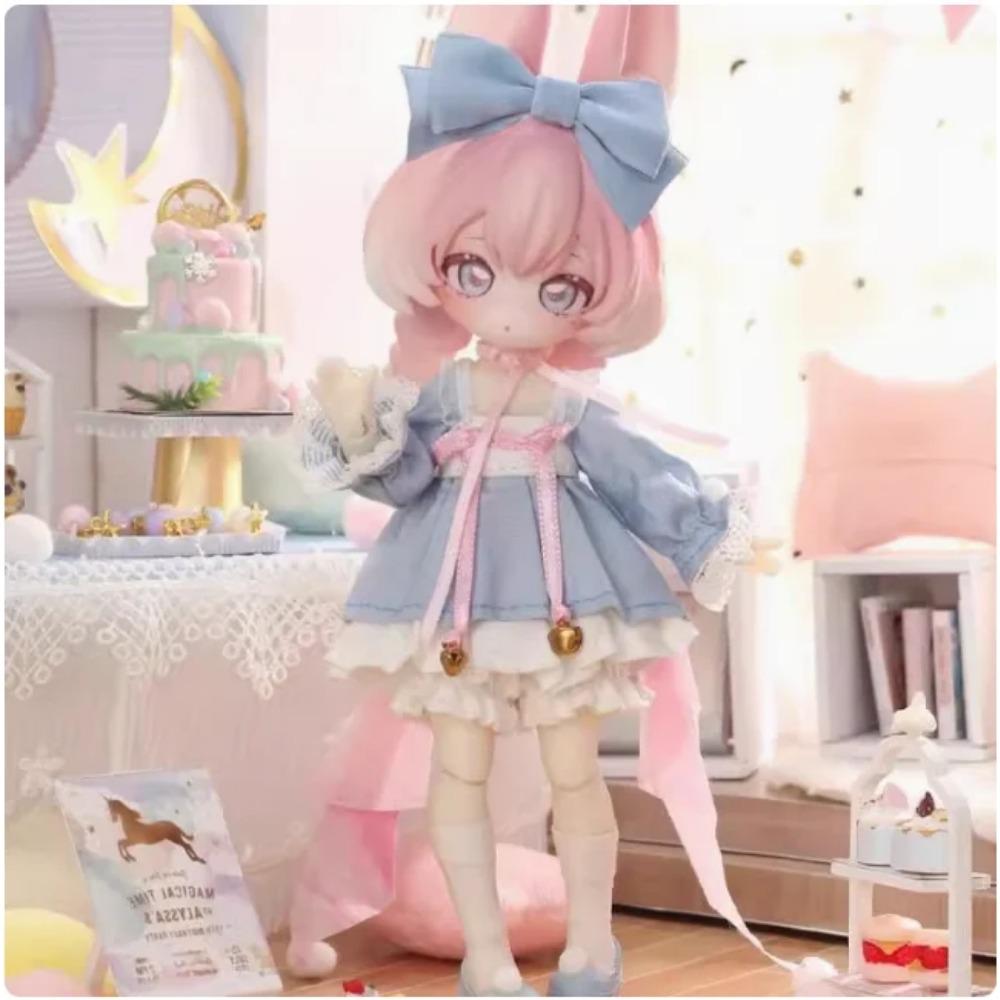 Оригинальная несъедобная кукла Jumping Moon Time Series Blind Box Игрушки Коробка-сюрприз 1/12 Bjd Коробка-сюрприз Подвижная кукла Каваи для девочек Игрушка