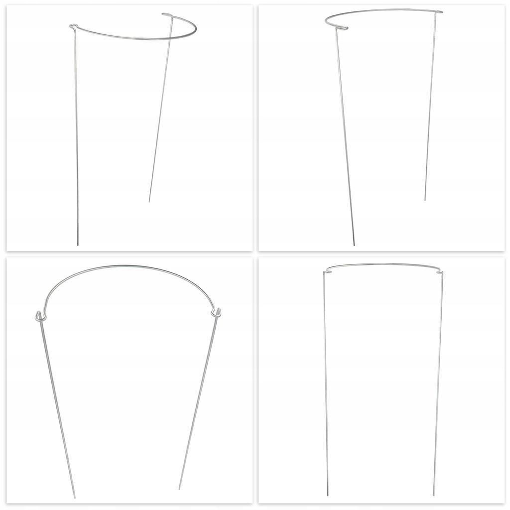 KADAX Flower Support With Eyelet Plant Clip 50 Cm