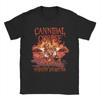 Хлопковая футболка Cannibal Corpse Ressurection для мужчины, летняя, классическая, с круглым вырезом, хипстерская, большого размера, с принтом, топы