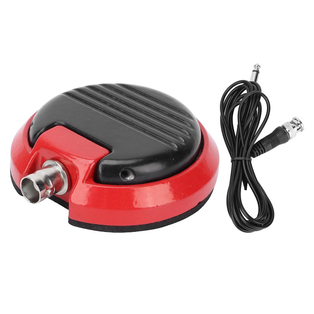 Круглый тату-педальный переключатель Портативный контроллер ножной педали для тату-машинки АксессуарРозовый