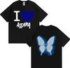 Singer Aitana Cuarto Azul Album Cover Graphic TShirt UNISEX Women Summer Cotton YK Clothing Oversize Round Neck Short Sleeved Tee