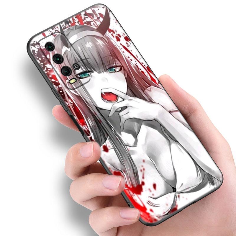 Чехол для телефона Zero Two Darling In The FranXX для Xiaomi Redmi Note 5 6 9T K20 K40 K50 Pro 7A 8A 9A 9C 9i 10A 10C A1 S2 черный чехол