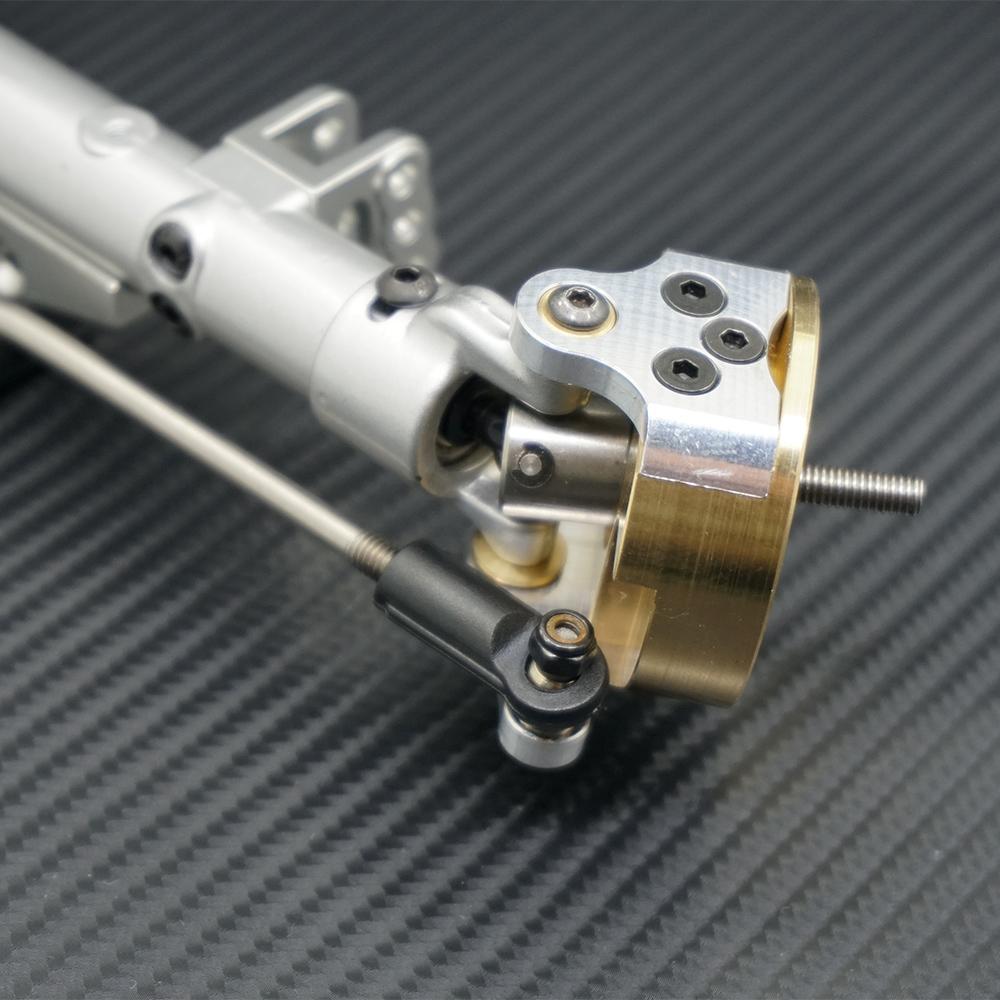 AXSPEED Wheels Hub Rim Axle Brass Counterweight for 1/10 RC Crawler Axial Wraith 90018 90020 90031 90045 90056 90048 90053 RR10