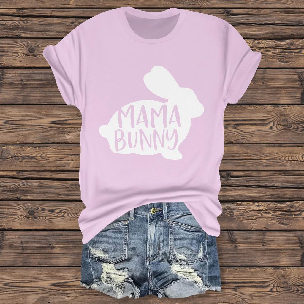 Женская повседневная футболка с принтом «Пасха», круглый вырез, пуловер, короткий рукав