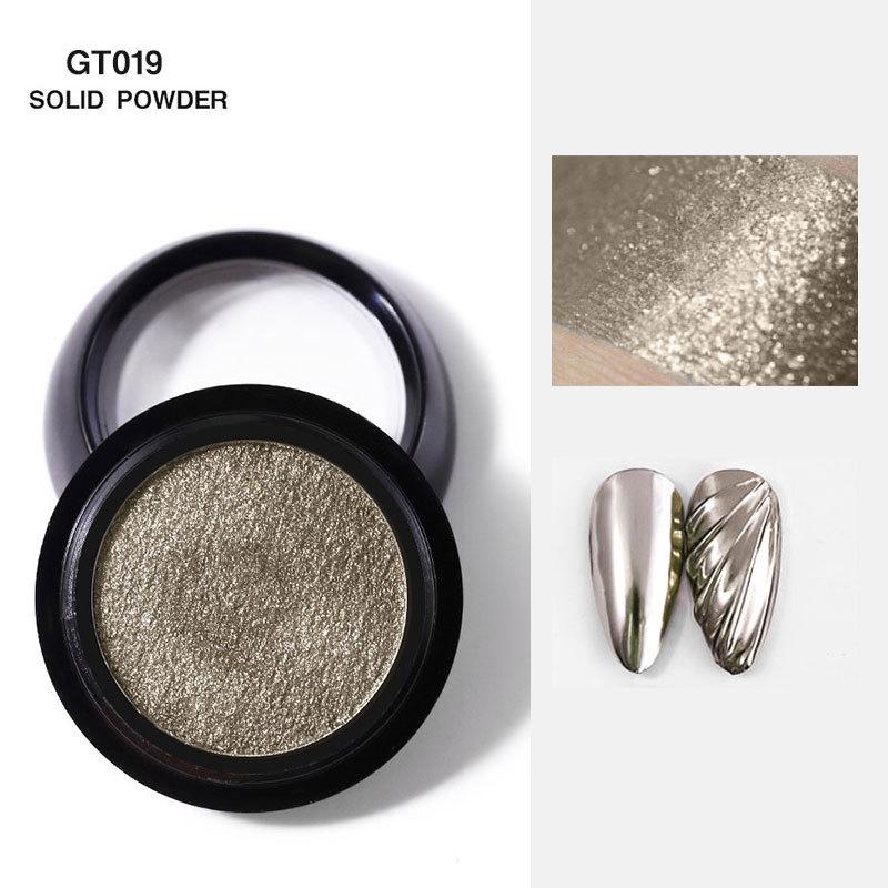 Nail Art, Nail Art Solid Mirror Powder Cosmetic Grade Solid Mirror Flour Titanium Powder Direct Sales