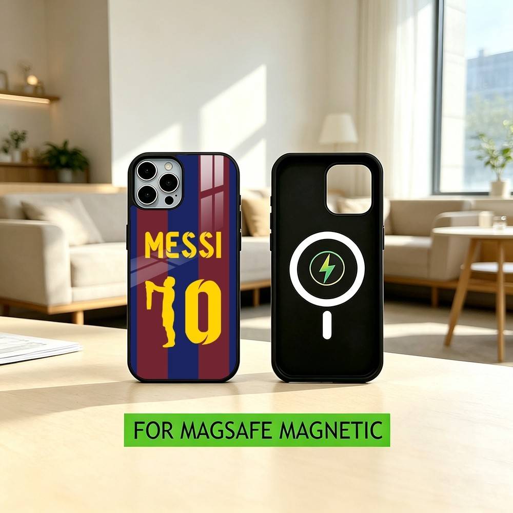 LIONEL Leo Messi-i F-Football Чехол для телефона для iPhone17,16,15,14,13,12,11 Plus,Pro Магнитный для Magsafe Беспроводной зарядки
