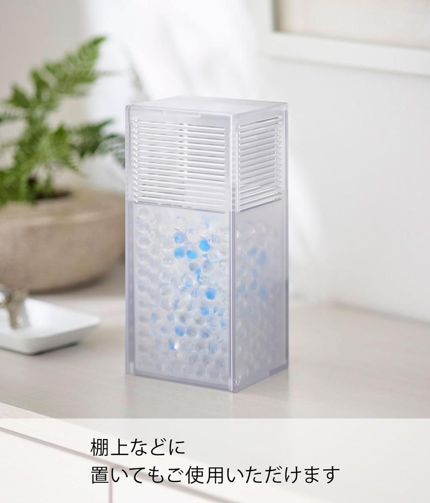 Yamazaki Дезодорирующие бусины W9 x x Легкий продукт 3327 Двусторонний чехол, Прозрачный, Прибл.. D7.5-13.8 В18.5см, Умный, Магнитный, Отдельно стоящий, Стиль с клапаном, Сменный блок,