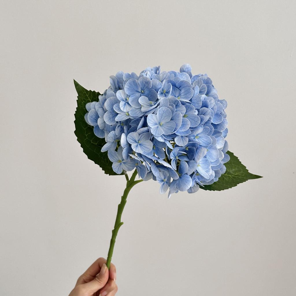 1PCS Artificial Hydrangea, Fake Hydrangea, Faux Plant, Spring Decoration, High-Quality Artificial Flower For DIY Wedding Bouquets, Parties, Home