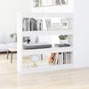 VidaXL Bookshelf-Room Divider White 100x30x103 Cm
