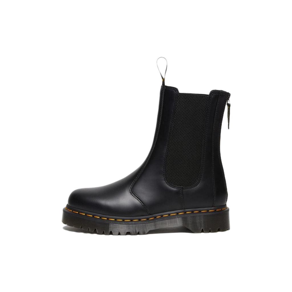 Dr. Martens 1490 Leather Comfortable Simple Warm Short Chelsea Boots Unisex Boots Black 27844001