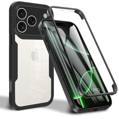 Чехол для телефона - BOOLING - для iPhone 17 Pro - Защита 360 - Усиленная рамка - Ударопрочный