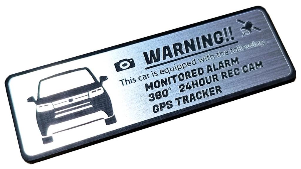 Honami Works FREED AIR GT 3rd Generation Late Security Emblem 24 Hour Surveillance Dash Cam GPS Tracker Sticker