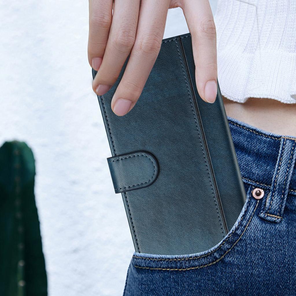 Wallet Flip Leather Case For XiaoMi Poco C71 C75 C61 C65 C55 C50 C51 C40 4G Card Holder With Wrist Strap Cover