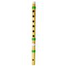 Handmade Wooden Brown Bansuri Musical Instrument Home Decor Bamboo Flute
