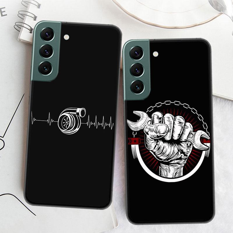 Автозапчасти Автомеханик Чехол для телефона для Samsung Galaxy S22 S25 Ultra S21 S10 Plus S26 Edge S20 S23 S24 FE Чехол Силиконовый Мягкий