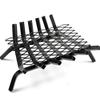 Heavy Duty Steel Fireplaces Grate Fireplaces Ember Retainer Mesh Wood Stove Grate Heat Resistant  Holder Fire Grates