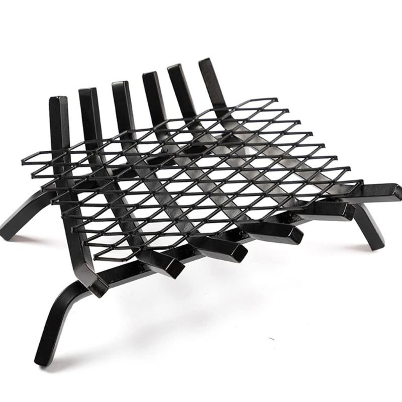 Heavy Duty Steel Fireplaces Grate Fireplaces Ember Retainer Mesh Wood Stove Grate Heat Resistant  Holder Fire Grates