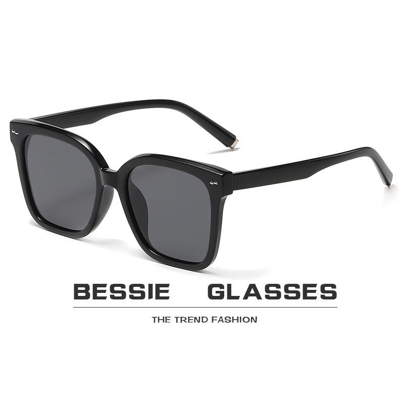 TR box large frame Internet celebrity sunglasses women round face personality fashion polarized sunglasses men street shot glasses