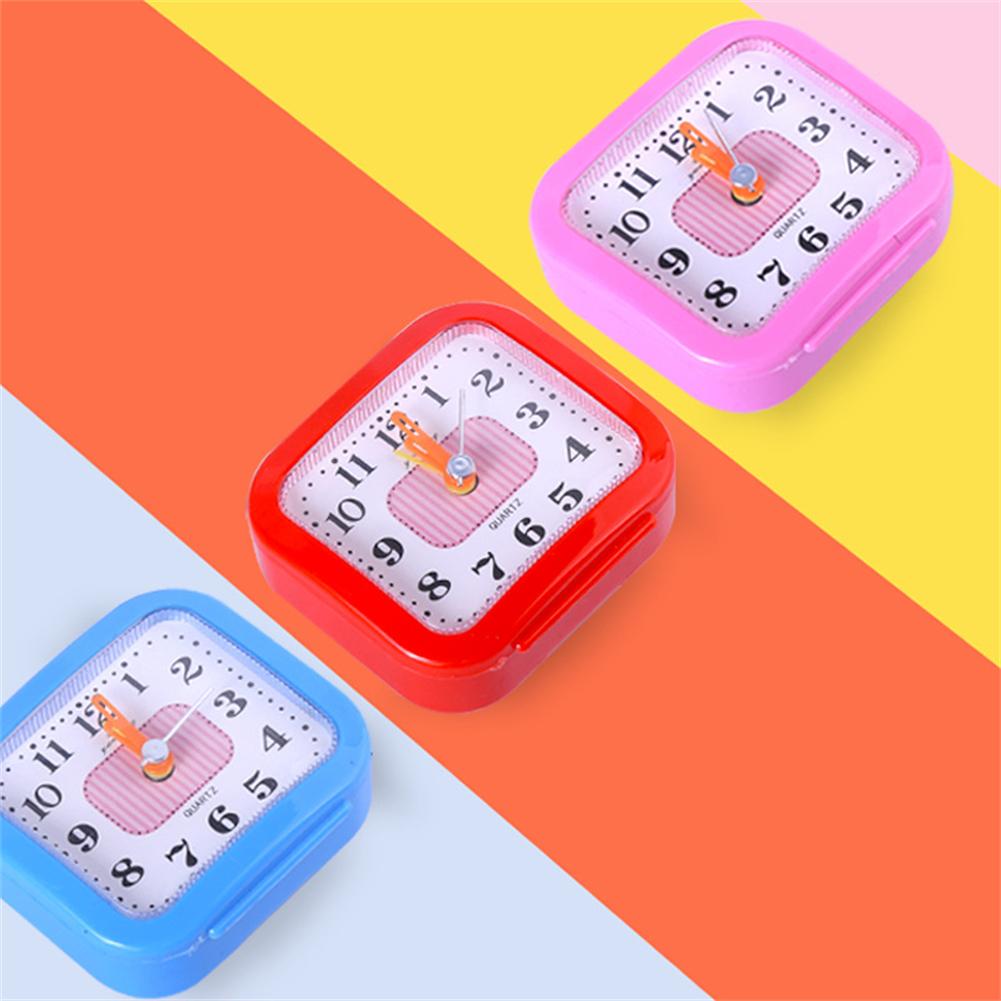 Компактный квадратный громкий будильник, элегантный дизайн, надежный звонок для пробуждения