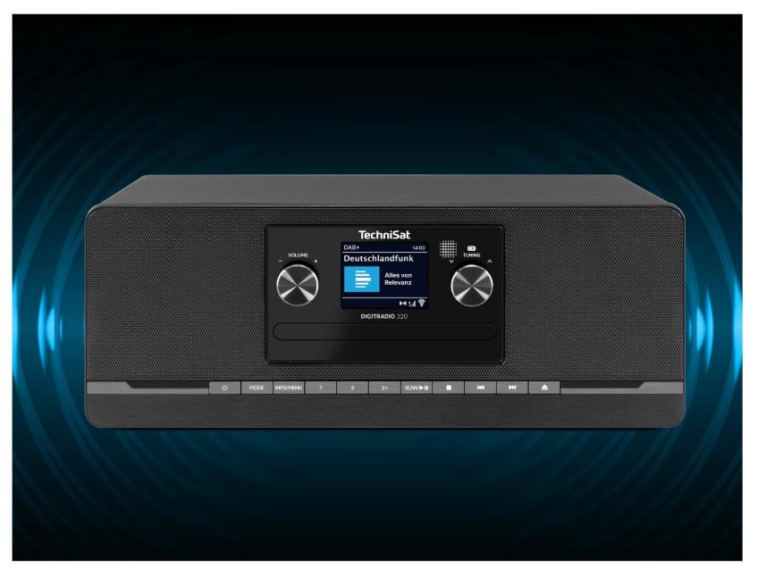 TechniSat DIGITRADIO 320 DAB+ FM Bluetooth USB Radio with CD Player