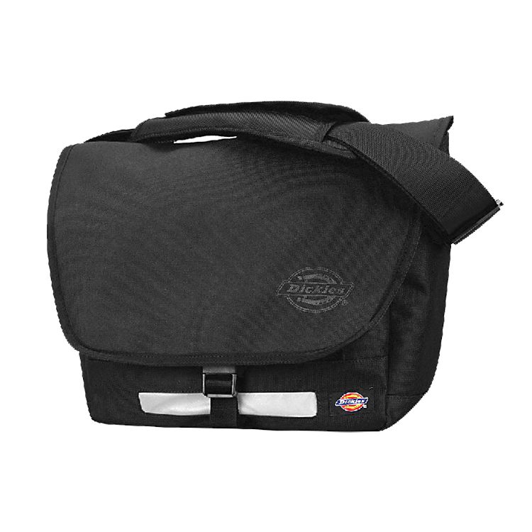 Dickies Dark Logo 3M Reflective Polyester Crossbody Bag Unisex bags Black 161U90LBB03BK02