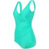 Womens One-piece Sexy V-neck Backless Bikini Summer Solid Vintage Beach Swimsuit Plus Size