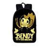 Мультяшный школьный рюкзак Bendy and the Ink Machine для детей, идеально подходящий для приключений на открытом воздухе!