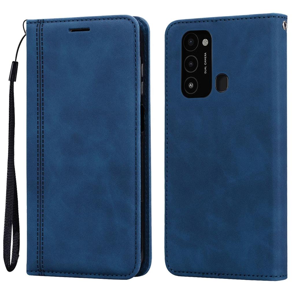 Magnetic Closure Flip Wallet Phone Case for TECNO SPARK GO 2022,SPARK 9,8C Vintage PU Leather Card Holder Cover