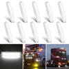 X-STYLE Side Markers, LED, , 24V, White, 9 LED Marker Lamps, For Trailer, Lorry,