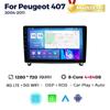 NaviFly Android 13 беспроводной Carplay Auto для Peugeot 407 1 2004-2011 автомобильный радиоприемник мультимедиа видеоплеер навигация GPS стерео DSP