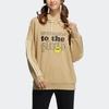 Men's Adidas Sweatshirts Men's Brown Hooded Moderate Other