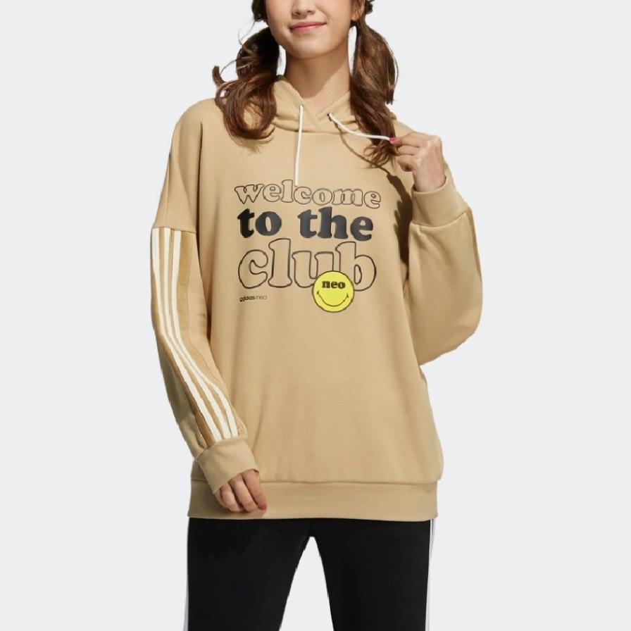 Men's Adidas Sweatshirts Men's Brown Hooded Moderate Other