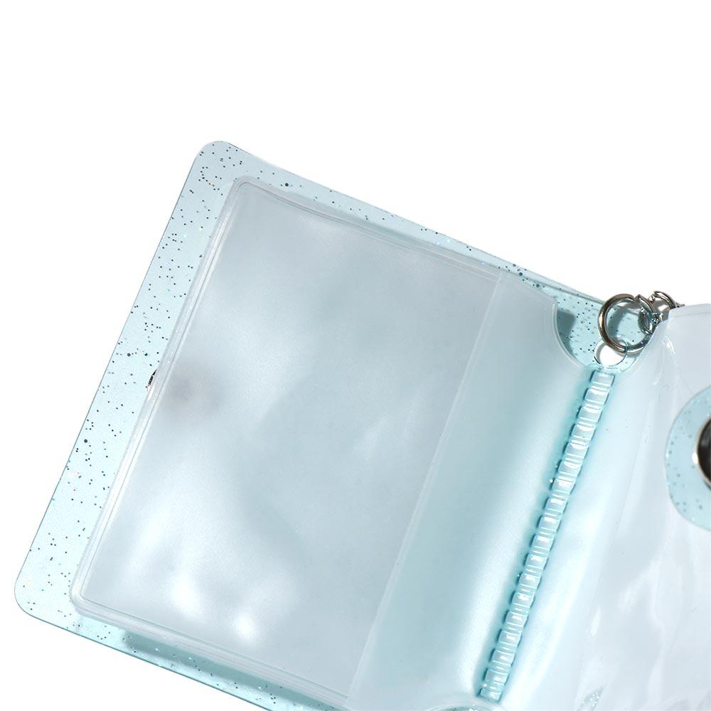 Простой держатель для фотокарточек с брелком для ключей, портативный карманный альбом для парных памятных дат