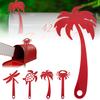 Mailbox Flag Replacement Easy-Install Weatherproof Red Flag Acrylic Crab Coconut Tree Turtle