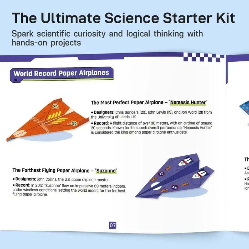 Paper Handmade Airplane Origami Art Learning Versatile Paper Aircraft Toy Parent-child interaction