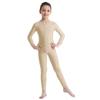 Children's Ballet Gymnastics Leotard Dance Costume Girls Long Sleeves Jumpsuit Bodysuit Dancewear Kids Full Body Unitard