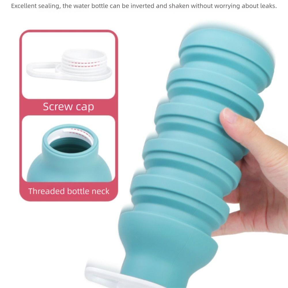 Retractable Collapsible Sport Bottle Large-capacity Foldable Drinking Cup Camping