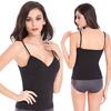 Сексуальный спортивный бюстгальтер для йоги без косточек, майка на бретельках с накладкой на груди, нижняя рубашка, модная женская майка с подкладкой пуш-ап без рукавов с v-образным вырезом